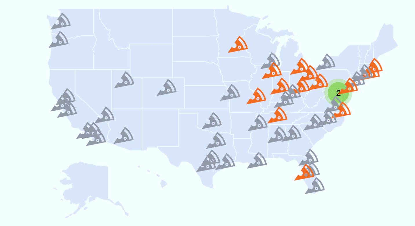 Which Cities In The US Are The Best For Pizza? Here's A Map Of The Top 50